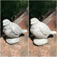 Handgemachte Vogel Steinzement Statue von ToadStoolHome