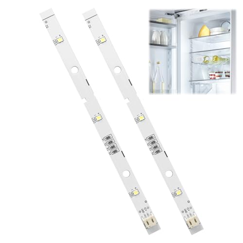 2 Stück LED Kühlschrank Licht für Rongsheng Hisense Gorenje Kühlschrank E349766 MDDZ-162A 1629348 1529227, DC12V 2W Kühlschranklampe Kaltweiß, Lichtleiste Ersatzteile für Kühlschränke von Toaluea