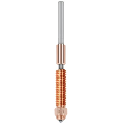 K1C Düse 0.4mm für Creality Ender 3v3/Plus K1C/Max, Quick-Swap Nozzle mit Titanlegierung Heatbreak 240℃, 3D Drucker Düse Hartstahl Teile Zubehör Support High Flow Printing von Toaluea