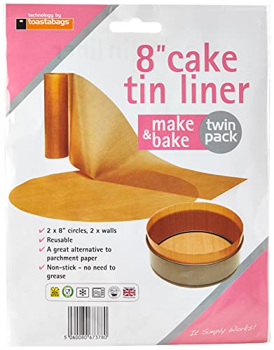 Toastabags Backform 20,3 cm – 2 Stück, acryl, Gold, 8-Inch von Toastabags