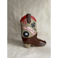 Großer Keramik Cowboy Boot - Match Stürmer, Pflanzer, Pflanzentopf, Vase, Handgemacht, Neuheit Küchengeschirr, Individuell, Handbemalte von ToastsStudios