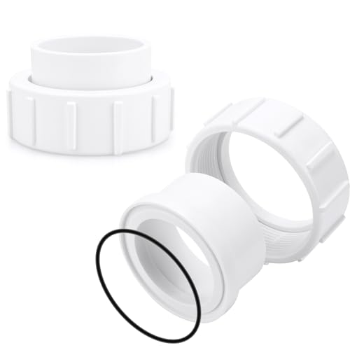 PKG188 Half Union Adapter für Pentair Mastertemp & Pentair Max-E-Term/Pro | Dyna-Pro Pump Union Assembly, für Pentair Sta-Rite System 2 Modular | 3 modulare Pool-Spa-Inround-Filter (2er-Pack) von Tobaiwind