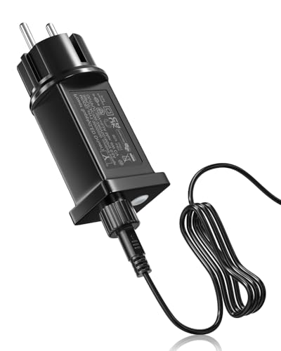 TobeBright 15V-31V LED Netzteil Trafo Stecker, 12W IP44 Lichterkette Netzteil Adapter mit 8 Modi, Timer & Memory Funktion für Weihnachtsbeleuchtung Eiszapfenlichter (mit 5M Verlängerungskabel) von TobeBright