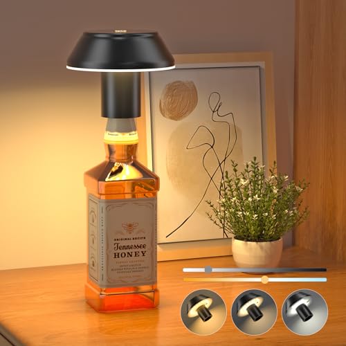 TobeBright flaschenlampe 3.5W DC5V lampenschirm für flaschen 3 colors Lichter Dimmar wiederaufladbare Flaschenlampe mit Typ C led flaschenlampe aufsatz für Haus, Restaurant, etc (1Pcs) von TobeBright