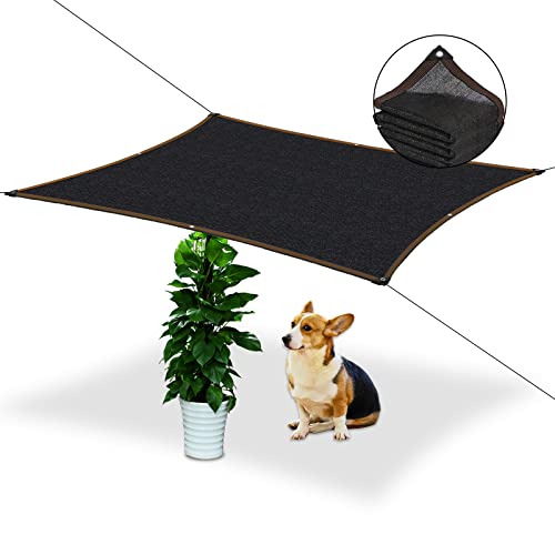 5x7m Sonnensegel - Rechteckige Groß mit öSe 70% Sonnenschutz Schwarz Markise Stoff Garten TerrassenüBerdachung Terrasse Uv Tuch für Pflanzen GewäChshaus Vieh 5x7m Sonnensegel - Rechteckige Groß mit öSe 70% Sonnenschutz Schwarz Markise Stoff Garten TerrassenüBerdachung Terrasse Uv Tuch für Pflanzen GewäChshaus Vieh von Tobengda