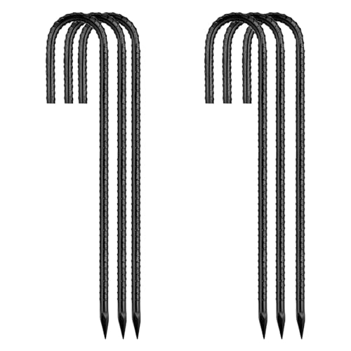 Erdanker-Bodenanker-30CM-Lang,J-Haken Bodenanker Heringe Schwarz,6StüCk Zeltheringe Metall Stark Anti-Rost für Stabil Trampolin Zelt Garten Camping Outdoor Hühnerstall Feste Wasserleitungen Erdanker-Bodenanker-30CM-Lang,J-Haken Bodenanker Heringe Schwarz,6StüCk Zeltheringe Metall Stark Anti-Rost für Stabil Trampolin Zelt Garten Camping Outdoor Hühnerstall Feste Wasserleitungen von Tobengda