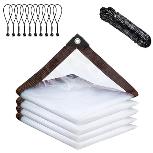 Plane Wasserdicht Transparent Mit ösen, Abdeckplane Wasserdicht Plane Durchsichtige 2x3m für AußEnbereich Terrasse Hühnerstall Balkon Plane Wasserdicht Transparent Mit ösen, Abdeckplane Wasserdicht Plane Durchsichtige 2x3m für AußEnbereich Terrasse Hühnerstall Balkon von Tobengda