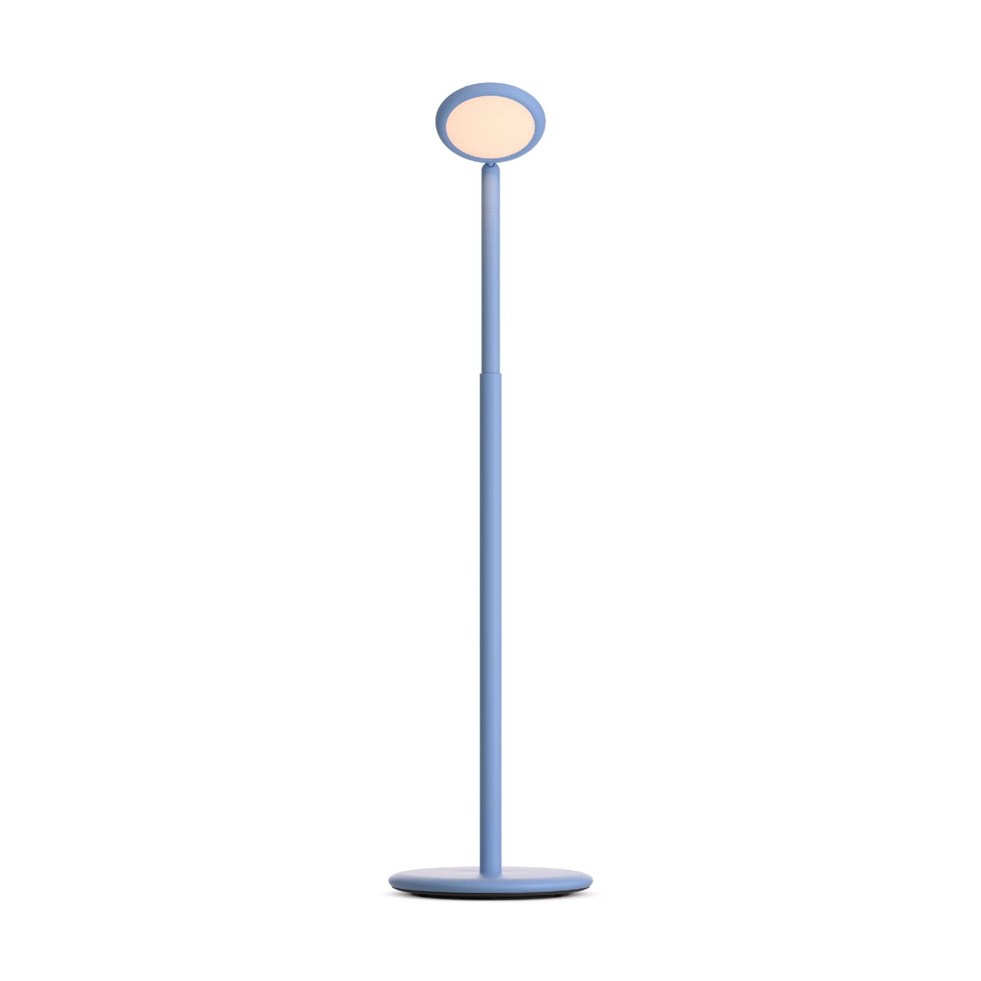 Grau - Parrot LED Stehleuchte mit Akku - hellblau/H 98-140cm/LED/10W/2200-2700K/800lm/CRI>90/Touch-Dimmer von Grau