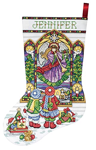 Design Works Crafts Kreuzstich Stickpackung Weihnachtsstrumpf Buntglas, Zählmuster Design Works Crafts Kreuzstich Stickpackung Weihnachtsstrumpf Buntglas, Zählmuster von Tobin