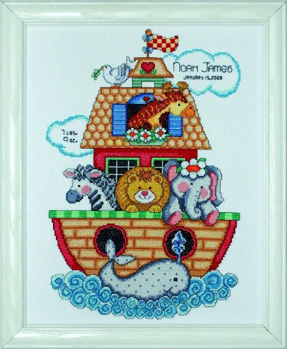 Noah's Ark Birth Record Counted Cross Stitch Kit Noah's Ark Birth Record Counted Cross Stitch Kit von Tobin