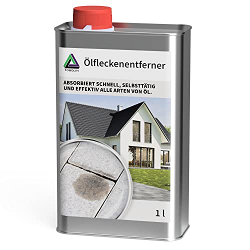 TOBOLIN Ölfleckenentferner – Entfernt Öl- und Fettflecken auf Pflastersteinen, in Werkstatt und Garage - Geeignet für Motoröle, Heizöle und Fettflecken TOBOLIN Ölfleckenentferner – Entfernt Öl- und Fettflecken auf Pflastersteinen, in Werkstatt und Garage - Geeignet für Motoröle, Heizöle und Fettflecken von Tobolin