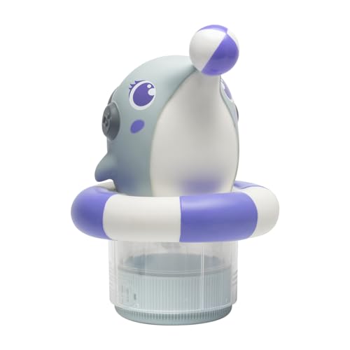 Chlorspender | Delphin -Pool -Chlor -Floater | Einstellbare Freisetzung Chlorine Tablet Floater | Schwimmender chemischer Spender für Innen- und Außenpool -Spa -Whirlpools Chlorspender | Delphin -Pool -Chlor -Floater | Einstellbare Freisetzung Chlorine Tablet Floater | Schwimmender chemischer Spender für Innen- und Außenpool -Spa -Whirlpools von TocaFeank
