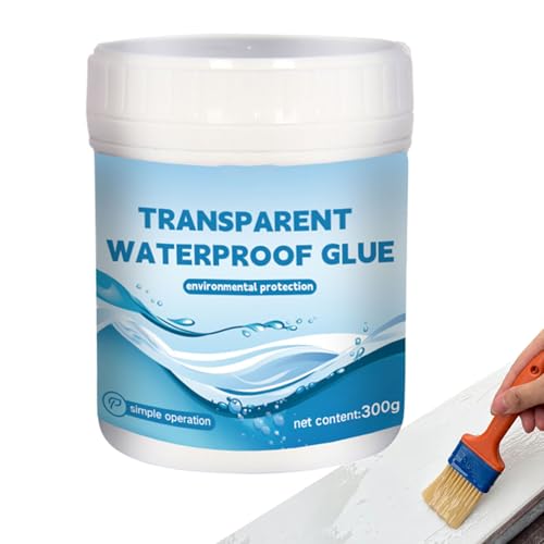 TocaFeank Dichtmasse Wasserfest,300g Badezimmer Fliesen Transparente Beschichtung Dichtmittel - Mit Handschuhen Pinsel Für Innen Außen Wände Dächer Bäder Garten TocaFeank Dichtmasse Wasserfest,300g Badezimmer Fliesen Transparente Beschichtung Dichtmittel - Mit Handschuhen Pinsel Für Innen Außen Wände Dächer Bäder Garten von TocaFeank