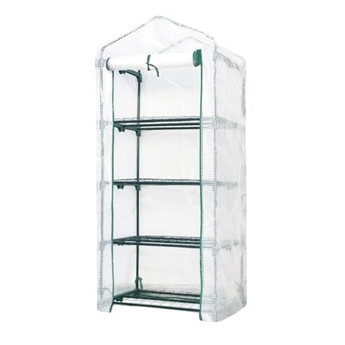 TocaFeank Gewächshausabdeckung Für Hochbeet,PVC Treibhaus Folie - UV-beständige Ersatzfolie als Schutz und Schattierung für Garten, Terrasse, Hof und Pflanzen im Freien von TocaFeank