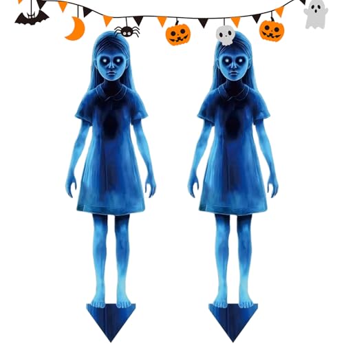 TocaFeank Outdoor Halloween Deko Garten - 2 Stück Gartenpfähle | Geisterschild Deko Für Draußen Friedhof Rasen Einfahrt Eingang Spukhaus Foto Hintergrund TocaFeank Outdoor Halloween Deko Garten - 2 Stück Gartenpfähle | Geisterschild Deko Für Draußen Friedhof Rasen Einfahrt Eingang Spukhaus Foto Hintergrund von TocaFeank