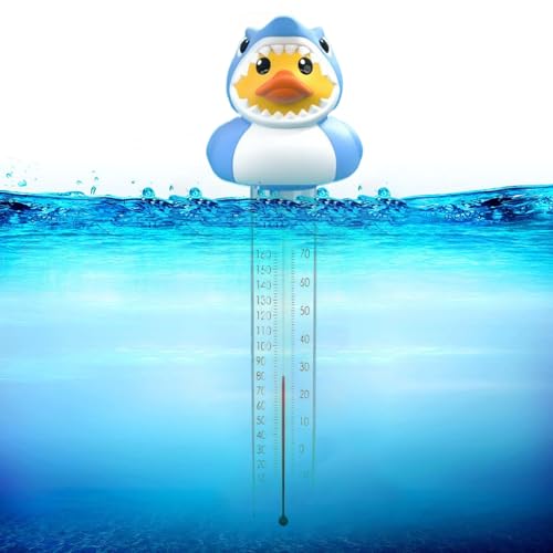 TocaFeank Schwimmendes Pool Thermometer Leicht Ablesbar | Niedliches Schwimmbadthermometer In Entenform,Wetterinstrumente Für Whirlpools Badezubehör Aquarien Teiche TocaFeank Schwimmendes Pool Thermometer Leicht Ablesbar | Niedliches Schwimmbadthermometer In Entenform,Wetterinstrumente Für Whirlpools Badezubehör Aquarien Teiche von TocaFeank