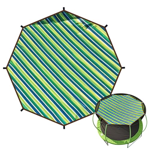 TocaFeank Trampolinabdeckungen, Trampolinabdeckung - UV -Schutz wasserdichte Trampolinschatten - Unterhaltung der Rutschgruppe für das Springen des Sprungspielplatzes von TocaFeank