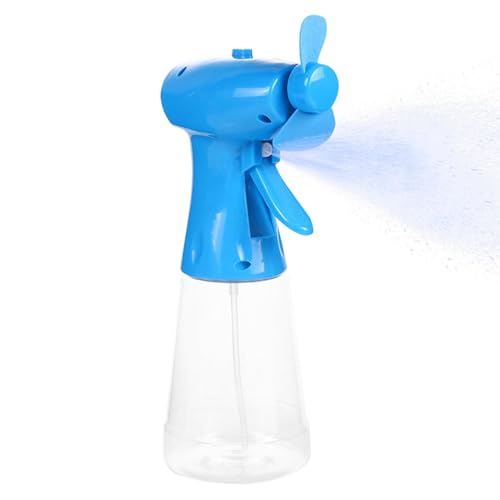 Wasserlüfter Handheld | Handgehaltener Lüfter mit Wassernebelspray | Tragbare Nebelfans | Sprühventilatoren Flaschen Nebel Sprayer | Persönliche Kühlgerät Batterie für Schlafzimmer im Freien von TocaFeank