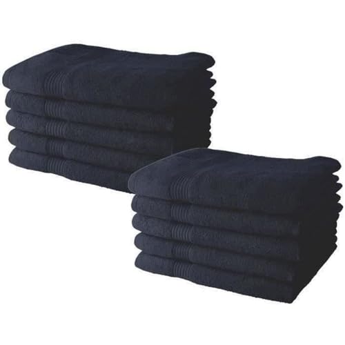 TODAY 10er Pack Handtücher 50x90 cm 100% Baumwolle Navy von Today