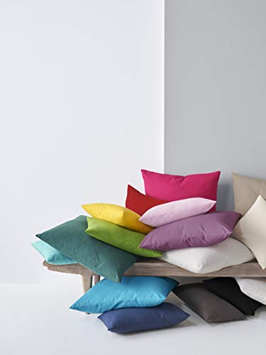 TODAY 253351 Kissen mit abnehmbarem Bezug, Polyester, 40 x 40 cm, Polyester, Canon de Fusil/Gris Anthracite, 40x40x10 cm von Today