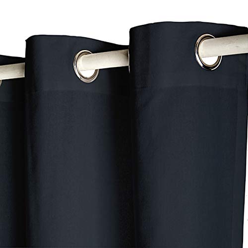 TODAY 257348 Ösenschal Polyester 140 x 260 cm, Baumwolle, Réglisse/Noir, 140x250 cm TODAY 257348 Ösenschal Polyester 140 x 260 cm, Baumwolle, Réglisse/Noir, 140x250 cm von Today
