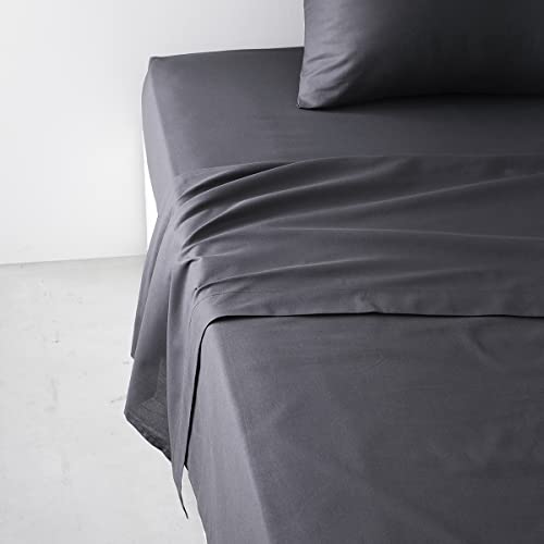 TODAY Essential Bettlaken für Doppelbett, 240 x 300 cm, Baumwolle, einfarbig von Today