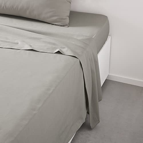 TODAY Essential Bettlaken für Doppelbett, 240 x 300 cm, Baumwolle, einfarbig TODAY Essential Bettlaken für Doppelbett, 240 x 300 cm, Baumwolle, einfarbig von Today