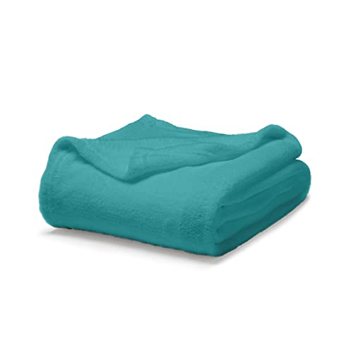 TODAY Flauschige Decke, Wassergrün/Polyester, 125 x 150 cm von Today