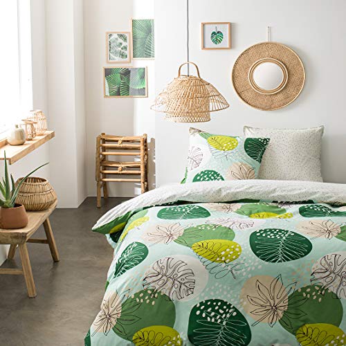 Today Susnhine 3.43 Bettwäsche, Grün, 240 x 220 cm Today Susnhine 3.43 Bettwäsche, Grün, 240 x 220 cm von Today