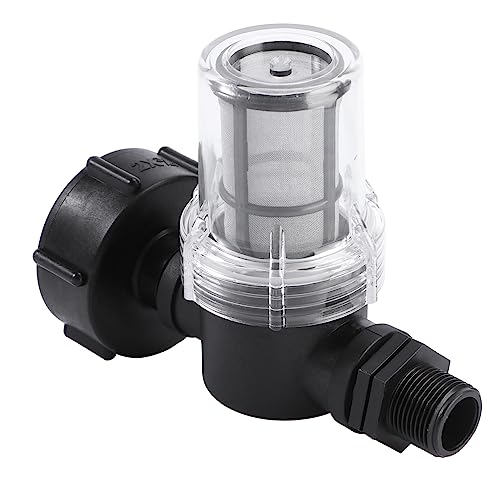 Toddmomy 1 STK Gartenbeschläge Inline-Wasserfilter für Gartenschlauch Spülfilter Sieb stoßverbinder IBC-Tankadapter Schlauchverbinder Panzer Zubehör Tonnenfass Abs von Toddmomy