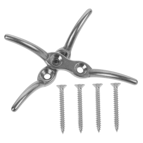 Toddmomy 1 Satz Flagpole Cleat Hooks Verstellbare Fahnenmast Haken mit Robust und Langlebig für Verschiedene Fahnenmastgrößen für Innen und Außenbereich von Toddmomy