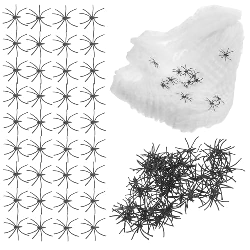 Toddmomy 1 Satz Leuchtende Spider Webs mit Fake Spinnen Weiche Dehnbare Spinnweben für Gruselige Indoor Events und Nachtfeiern Toddmomy 1 Satz Leuchtende Spider Webs mit Fake Spinnen Weiche Dehnbare Spinnweben für Gruselige Indoor Events und Nachtfeiern von Toddmomy