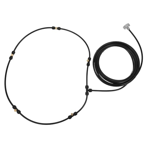 Toddmomy 1 Satz Mister Düsennebel Nebelkühlsystem-Kit im Freien Terrassenvernebler Die Nebelventilator für den Außenbereich Hühner -Coop -Lüfter Fan-Nebel-Kit Messing Black von Toddmomy
