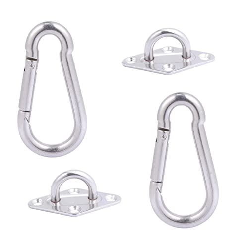 Toddmomy 1 Satz Multifunktionale Aufhängung für Hängesessel Karabinerhaken Robustem Metall für Outdoor und Indoor Anwendungen für Schaukeln Fitnessgeräte und Freizeitaktivitäten Toddmomy 1 Satz Multifunktionale Aufhängung für Hängesessel Karabinerhaken Robustem Metall für Outdoor und Indoor Anwendungen für Schaukeln Fitnessgeräte und Freizeitaktivitäten von Toddmomy