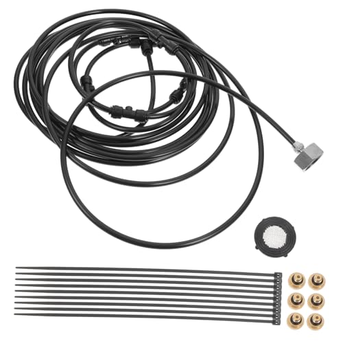 Toddmomy 1 Satz Outdoor Misting Fan für Patio Kühlung Sprühnebel System für Erfrischende Außenbereiche Installieren Kompatibel mit Gartenzubehör für Heiße und Gartenpartys von Toddmomy