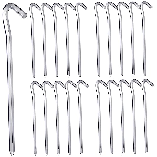 Toddmomy 1 Satz Teiliges Zeltpflock Aus Rostfreiem Aluminiumlegierung Mit Haken Sechseckige Zeltnägel Schwerlastfest Und Rutschend Geeignet Für Harte Böden Campingzelte Planen Und 20 Stück Toddmomy 1 Satz Teiliges Zeltpflock Aus Rostfreiem Aluminiumlegierung Mit Haken Sechseckige Zeltnägel Schwerlastfest Und Rutschend Geeignet Für Harte Böden Campingzelte Planen Und 20 Stück von Toddmomy