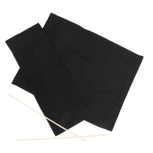 Toddmomy Faltbarer Campingstuhl Ersatzsitzbezug Aus Strapazierfähigem Canvas Mit Holzrahmen Ergonomisches Design Für Maximalen Für Outdoor-aktivitäten Schwarz von Toddmomy