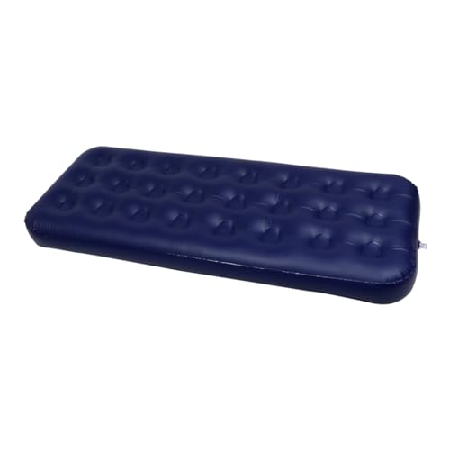 Toddmomy 1 Stück Einzelluftmatratze Campingmatratzenschaum aufblasen Bett aufblasbare matratze zusammenklappbare Schlafmatte aufblasbare Campingmatratze Beflockung PVC Blue Toddmomy 1 Stück Einzelluftmatratze Campingmatratzenschaum aufblasen Bett aufblasbare matratze zusammenklappbare Schlafmatte aufblasbare Campingmatratze Beflockung PVC Blue von Toddmomy