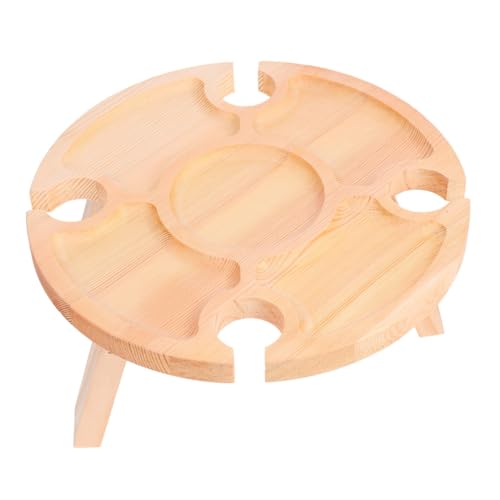 Toddmomy 1 Stück Faltbarer Weintisch Praktischer Klapptisch für Außenbereich für Strand Picknick oder Garten Tragbar Transportieren von Toddmomy