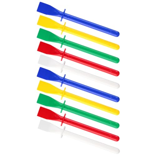 Toddmomy 10 Stück Teiliges Bunte Kleber spachtel aus Robustem PP Handliche Klebstoff verteiler für DIY Lederhandwerk und Basteln Wiederverwendbar Leicht und Langlebig Lang Toddmomy 10 Stück Teiliges Bunte Kleber spachtel aus Robustem PP Handliche Klebstoff verteiler für DIY Lederhandwerk und Basteln Wiederverwendbar Leicht und Langlebig Lang von Toddmomy