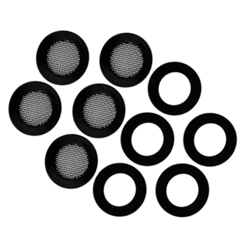 Toddmomy 10 Stück Teiliges Duschkopf Filter Dichtungsringe mit Edelstahl Sieb und Gummidichtung Passend für Feste und Handbrause Dichtungs Waschkopf Zubehör zur Effektiven Wasserfiltration von Toddmomy