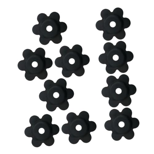 Toddmomy 10 Stück Teiliges Gartenflaggen mit Rutschfesten Gummistoppern Stabile Blumenform Flaggenhalter für Fahnenmast Zubehör Windfeste Gartenflaggenbefestigung für Außenbereich von Toddmomy