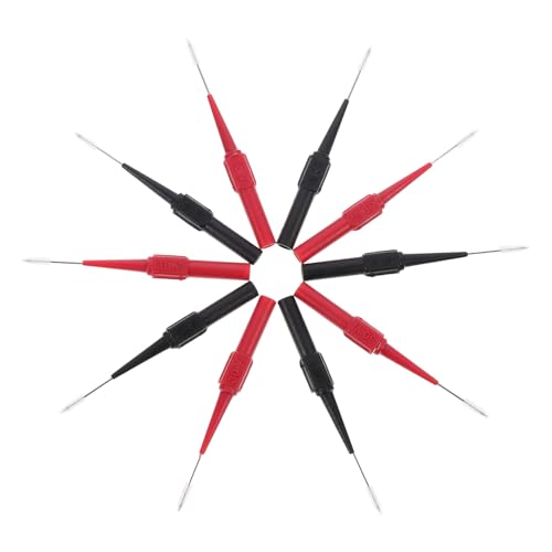 Toddmomy 10 Stück Teiliges Multimeter Testnadeln Messnadeln Prüfsonde für Multimeter mit Bananenstecker Anschluss Langlebige Präzise Elektrische Prüfspitzen in Rot und Schwarz Tragbar und Toddmomy 10 Stück Teiliges Multimeter Testnadeln Messnadeln Prüfsonde für Multimeter mit Bananenstecker Anschluss Langlebige Präzise Elektrische Prüfspitzen in Rot und Schwarz Tragbar und von Toddmomy