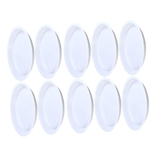 Toddmomy 10 Stück Teiliges Runde Blumentopfuntersetzer Langlebige Pflanzentopf tabletts rutschfest Weiß Robustes Material für Pflanzengefäße im Innen Außenbereich Toddmomy 10 Stück Teiliges Runde Blumentopfuntersetzer Langlebige Pflanzentopf tabletts rutschfest Weiß Robustes Material für Pflanzengefäße im Innen Außenbereich von Toddmomy