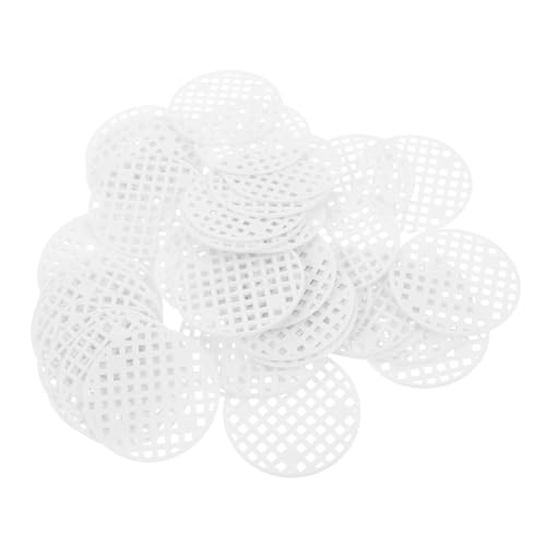 Toddmomy 100 Stück Blumentopf Abflussgitter Weißes Netz Pad Wiederverwendbar Atmungsaktiv Verhindert Erdeauslauf Für Keramik Pflanztöpfe Innen Außen von Toddmomy