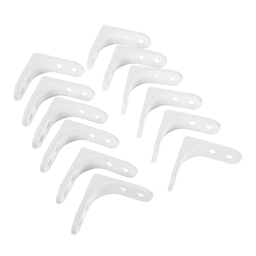 Toddmomy 12 Sätze Weiße Edelstahl Schwerlast Wandregalhalterungen Dreieckige Eckwinkel mit Schrauben für Holzregale Schränke Stabile Regalwinkel Toddmomy 12 Sätze Weiße Edelstahl Schwerlast Wandregalhalterungen Dreieckige Eckwinkel mit Schrauben für Holzregale Schränke Stabile Regalwinkel von Toddmomy