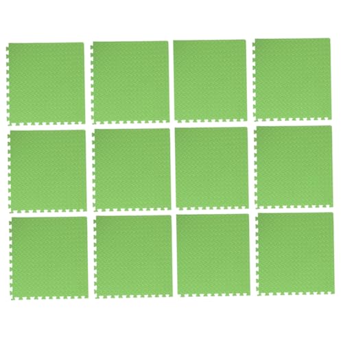 Toddmomy 12 Stück Teiliges Eva Puzzlematten Grün rutschfeste Fitnessmatte mit Blätterstruktur Schützende Bodenschutzmatten Wasserabweisend Nahtlos Kombinierbar für und Tanzstudio Toddmomy 12 Stück Teiliges Eva Puzzlematten Grün rutschfeste Fitnessmatte mit Blätterstruktur Schützende Bodenschutzmatten Wasserabweisend Nahtlos Kombinierbar für und Tanzstudio von Toddmomy