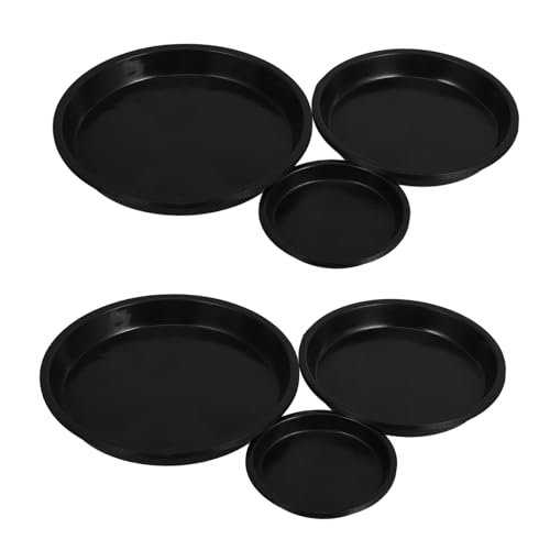 Toddmomy 12 Stück Teiliges Schwarzer Pflanzuntersetzer Runde Flache Blumentopfschalen zur Wasseraufnahme für Pflanzen für und Außenbereiche Design für Stilvolles Zuhause Toddmomy 12 Stück Teiliges Schwarzer Pflanzuntersetzer Runde Flache Blumentopfschalen zur Wasseraufnahme für Pflanzen für und Außenbereiche Design für Stilvolles Zuhause von Toddmomy