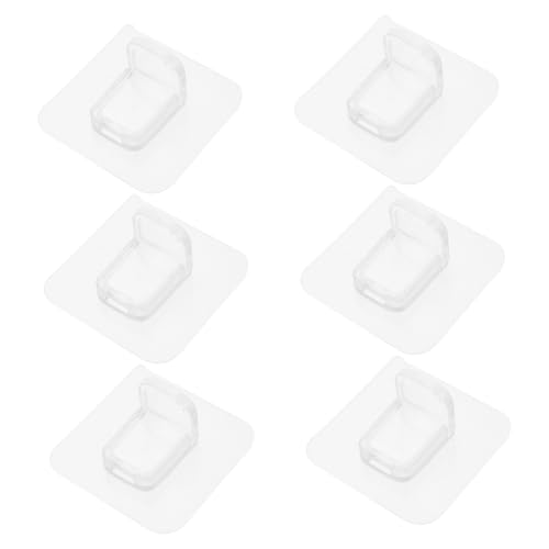 Toddmomy 12 Stück Teiliges Selbstklebendes Verstärkte Winkelstütze für Schrankböden ohne Bohren Transparente Rückstandsfreie Klebefläche für Kleiderschrank und Bücherregal von Toddmomy