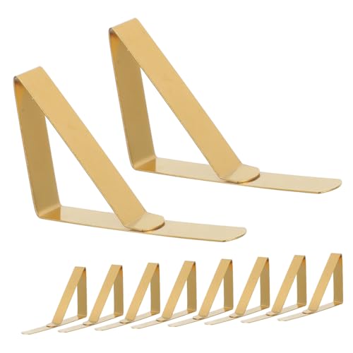 Toddmomy 12 Stück Tischdeckenklammern Verstellbare Tischclips für Outdoor und Camping Wetterfeste Tischdeckenhalter für Stabile Befestigung von Toddmomy